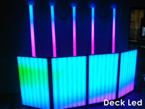 Imagen 9 de 10 de Cabina Dj Pixel Led En Vivo (2.00m X 1.00m)-deck Led Quilmes