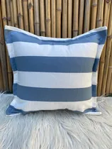 Comprar Funda Almohadón 50x50 Tusor Rayado Decoracion 