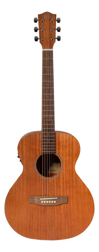 Guitarra Electroacustica Bambooga-38-maho-st-q Color Marrón Marrón Diestro Nogal