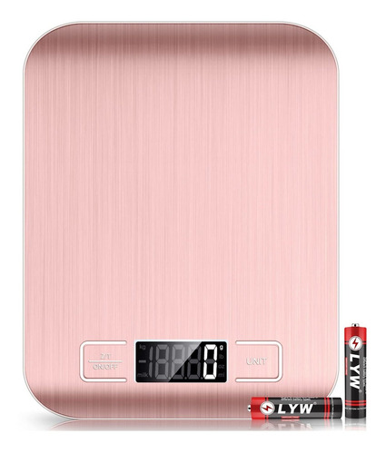 Mik-nana Food Scale Pink, 10kg/22lb Digital Kitchen Scale We