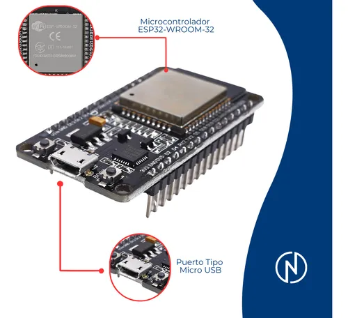 Esp32wroom Tarjeta Desarrollo Wifi Bluetooth Iot 30 Pines