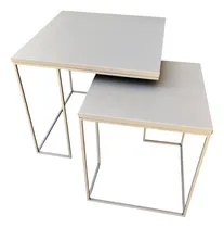 Comprar Mesas Nido Ratonas De Living - En Hierro Conjunto X2