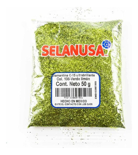 Diamantina 50 Grs. Sederia C40 # 108 Verde Limon