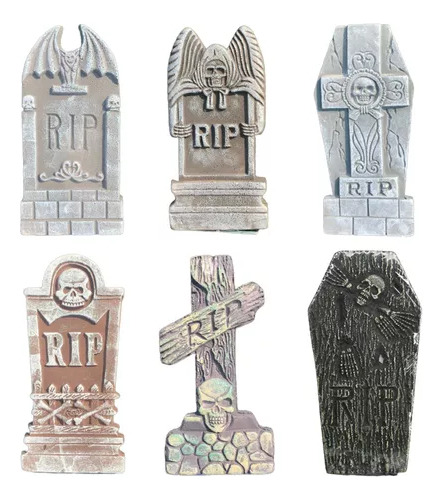 Decoraciones De Lápidas De Cementerio De Espuma De Halloween