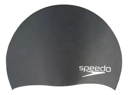 Gorro Natación Speedo Elastomeric Solid Silicone Negro Niños