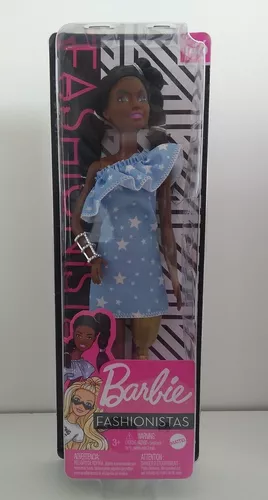 Boneca Barbie Fashionistas Morena Negra Com Prótese Na Perna Protética -  Doll Número 146 - Roupa Fashion Vestido Azul E Tênis Branco - Mattel  (GHW60) em Promoção na Americanas