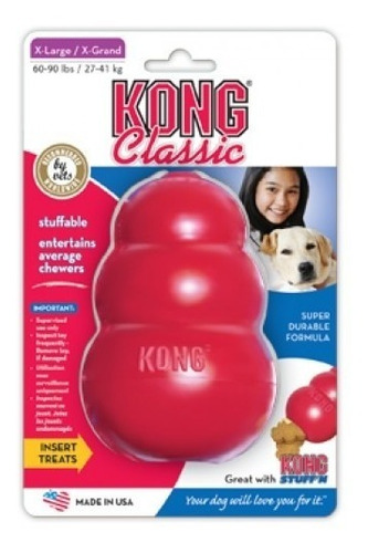 Juguete Para Perros Kong Classic X L- Rellenable Razas 