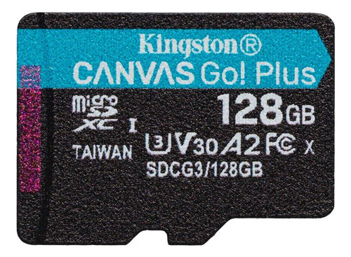 Tarjeta Memoria Micro Sd Tf Kingston Canvas Plus Go 128gb