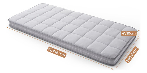 Cubrecolchón Para Cuna 72 X 24 Pulgadas Lavable