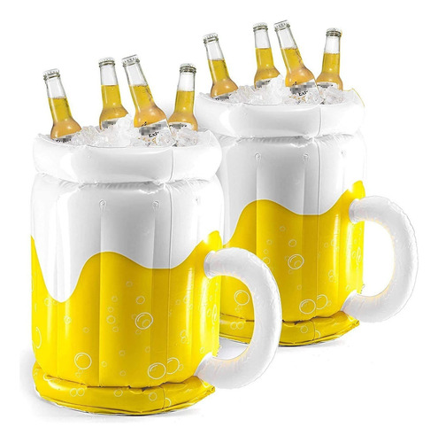 Cubo Hielo Enfriador De Cerveza Inflable De 18 Pulgadas