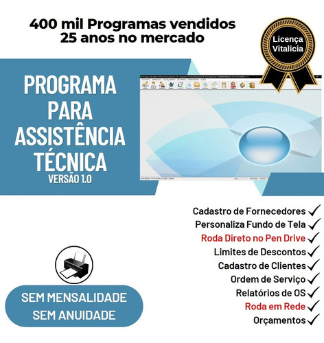 Programa Ideal Para Loja Assistência Técnica Informática 1.0