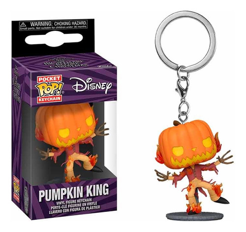 Pumpkin King Funko Pocket Pop Nightmare Before Llavero