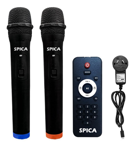 Parlante Spica Sp-3312tc Portatil Bluetooth Karaoke Tripode