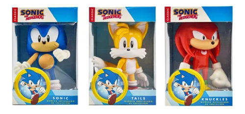 Sonic The Hedgehog Pack 3 Figuras 15 Cm Toymark