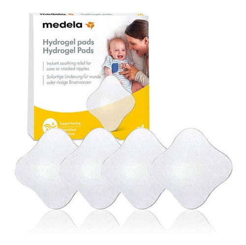 Almofadas De Hidrogel Proteção Mamilos Sensíveis Medela 4 Un
