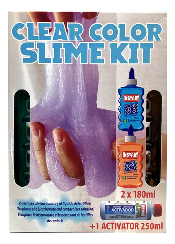 Kit Slime Clear Color Instant