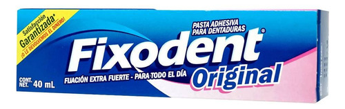 Fixodent Original Pasta Adhesiva Para Dentaduras 40ml