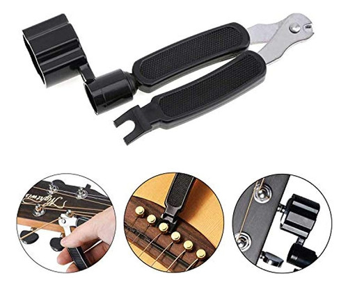 Kit De Guitarra Accesorios Para Acustica Cuerdas 66 Unidades