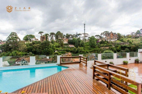 Imagem 1 de 30 de Casa À Venda Na Rua Willie Davids, 595 Vila Capivari, Campos Do Jordão. 450 M², 5 Dormitórios, 3 Suítes, Adega, Piscina, Sauna, Jogos E 6 Vagas. - Ca0608