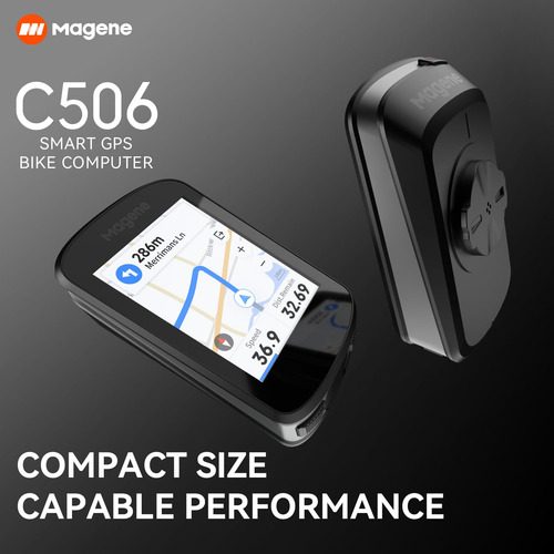 Magene C506 - Computadora Gps Para Bicicleta, Visualización