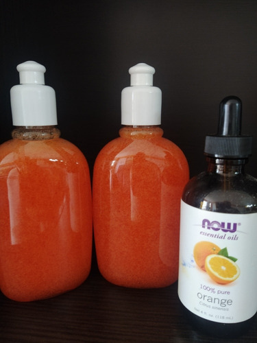 Imagen 1 de 1 de Jabón Líquido Con Aceite Esencial De Naranja 200 Ml