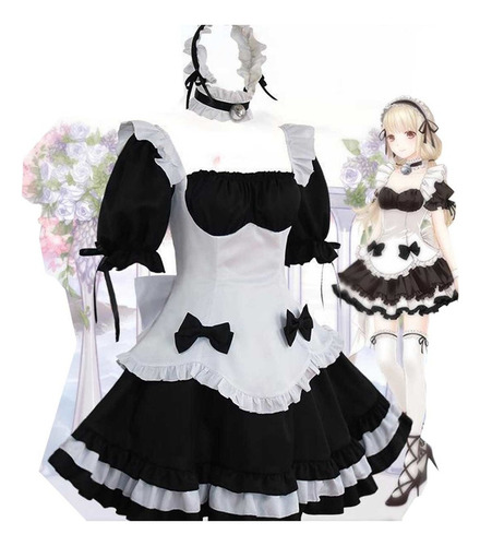 Miracle Nikki Chocolate Maid Lolita Traje De Cosplay