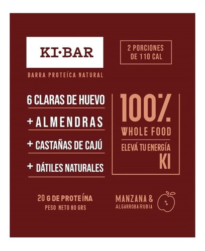 Imagen 7 de 8 de Ki Bar - Barritas Proteicas - Pack X 28 Uds- Elegí Sabores