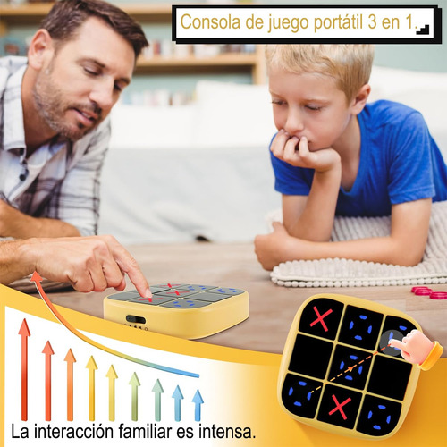 Juego Electrónico Portátil 4 En 1, Consola De Juegos