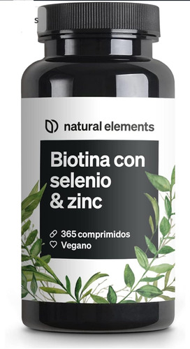 Biotina Vitamina B 7 10,000mcg / 360 Comprimidos 