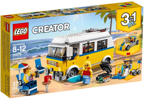 Lego Creator 3en1 31079 Caravana Surf De Playa Mundo Manias