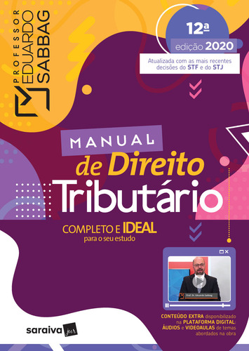 Manual De Direito Tributario 12ª Edição (2020)