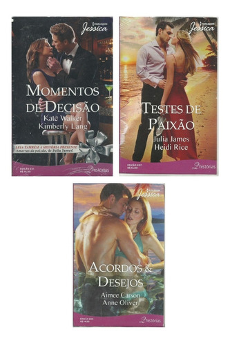 Kit 3 Romances Harlequin Jéssica Novos/ Pronta Entrega. 