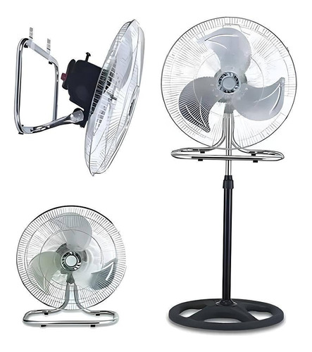 Ventilador 3 En 1 De 18 Pulgadas Metálico De 60hz Y 5 Aspas