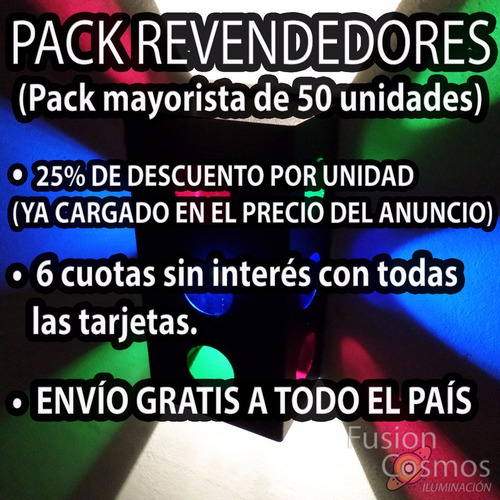 Imagen 2 de 6 de Pack Mayorista 50 Unidades Difusor Tetra Bidireccional Color