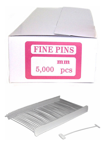 Precintos Finos Tag Pin Caja X5000 Pistola Prendas Etiquetas