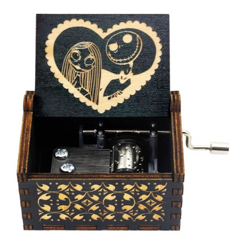 Caja Musical El Extraño Mundo De Jack Sally Skellington