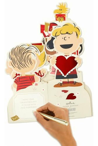 Hallmark Peanuts Tarjeta Emergente Para El Día De San