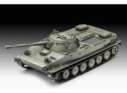 Tanque Anfibio Pt-76b 1/72 Model Kit Revell