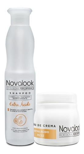 Shampoo Baño De Crema Novalook Combo X2 Extra A Kit Chico