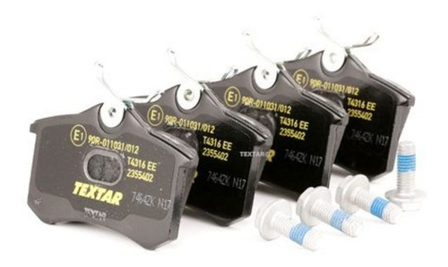 Imagen 4 de 10 de Juego De Pastillas Traseras Textar Alemanas Vw Beetle Golf