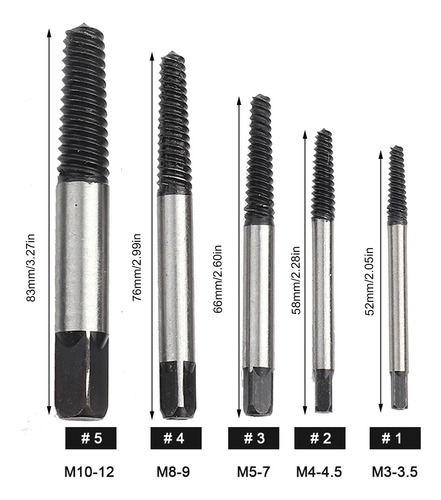 Juego de extractores dañados de 11 piezas Easy Out Bits Of