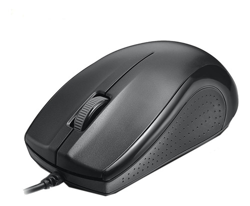 Mouse Optico Usb Delux Pc Laptop 1000dpi M138bu Color Negro