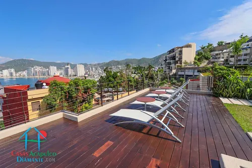 Cad Vista Azul. Terraza Con Alberca Y Espectacular Vista A La Bahía