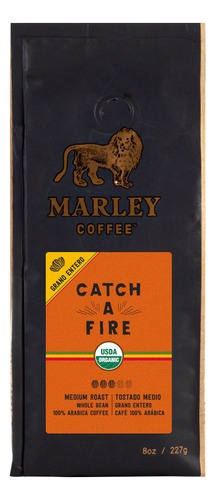 Café Grano Entero · Catch A Fire 227 G · Marley Coffee