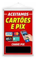 Comprar Banner Pronto Tema Cartões Pix Pagamento Faixa Loja Comércio