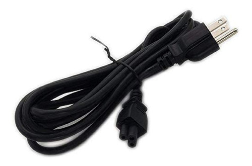 Imagen 7 de 8 de Cable De Poder Corriente Trebol Para Cargador Portatil 1.5m