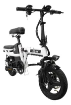 Comprar Bicicleta Eléctrica Plegable Motor 400w 48v 10.4ah Rodada 14