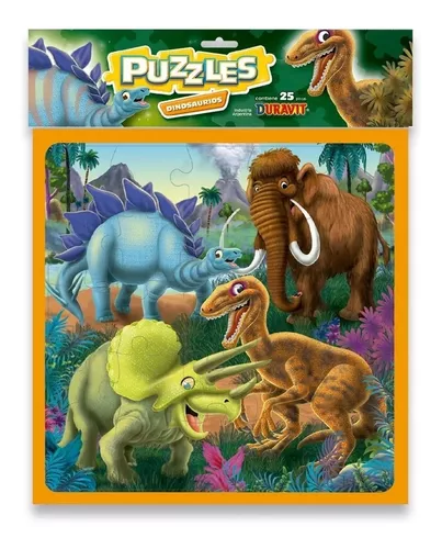 Rompecabezas Infantil Puzzle 4 En 1 Dinosaurios