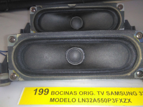Bocinas Originales Tv Samsung 32 Mod. Ln32a550p3fxzx (Usado)