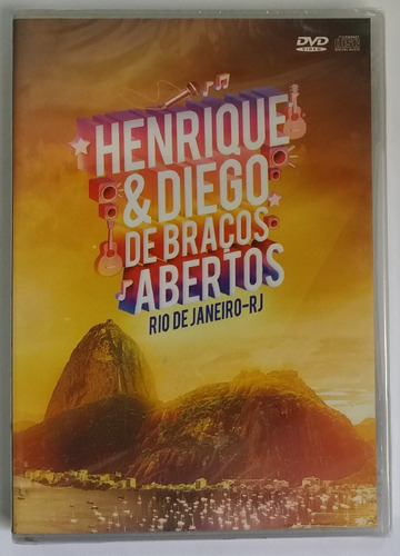 Dvd+cd Henrique & Diego-de Braços Abertos-rio De Janeiro-rj